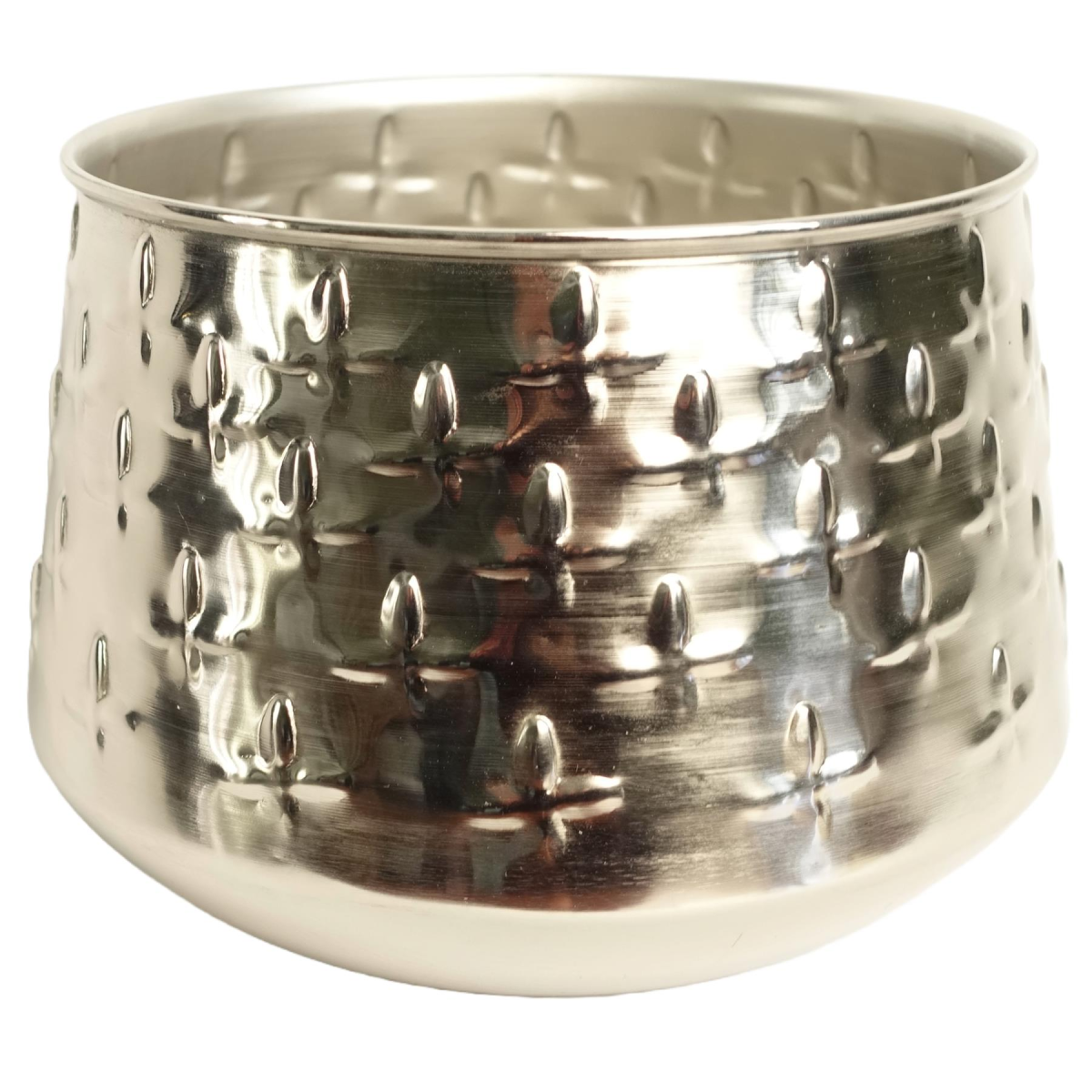 cortex-london-windsor-silver-cross-metal-planter-18cm-by-leaf