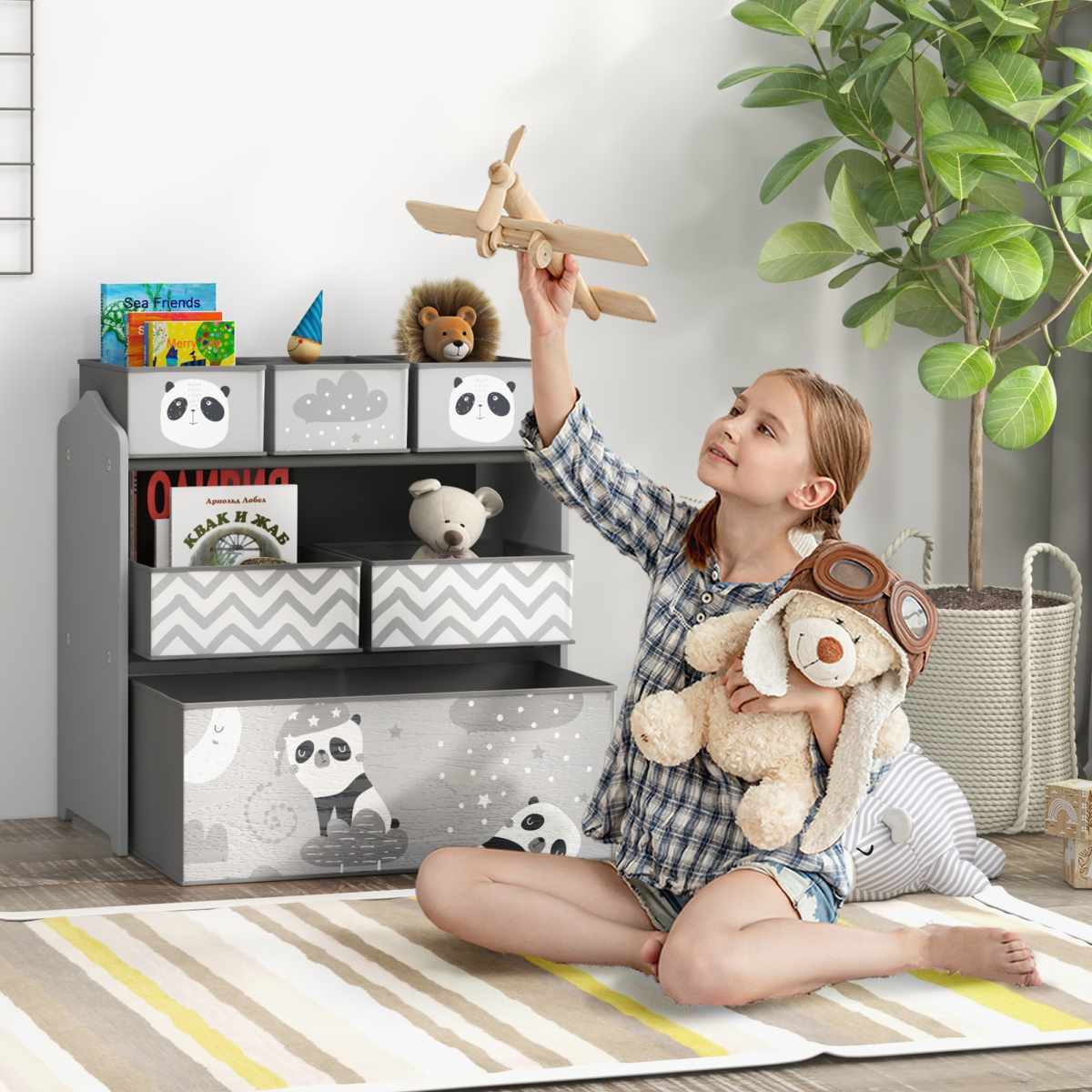 cortex-london-windsor-kids-toy-storage-organiser-six-boxes-grey