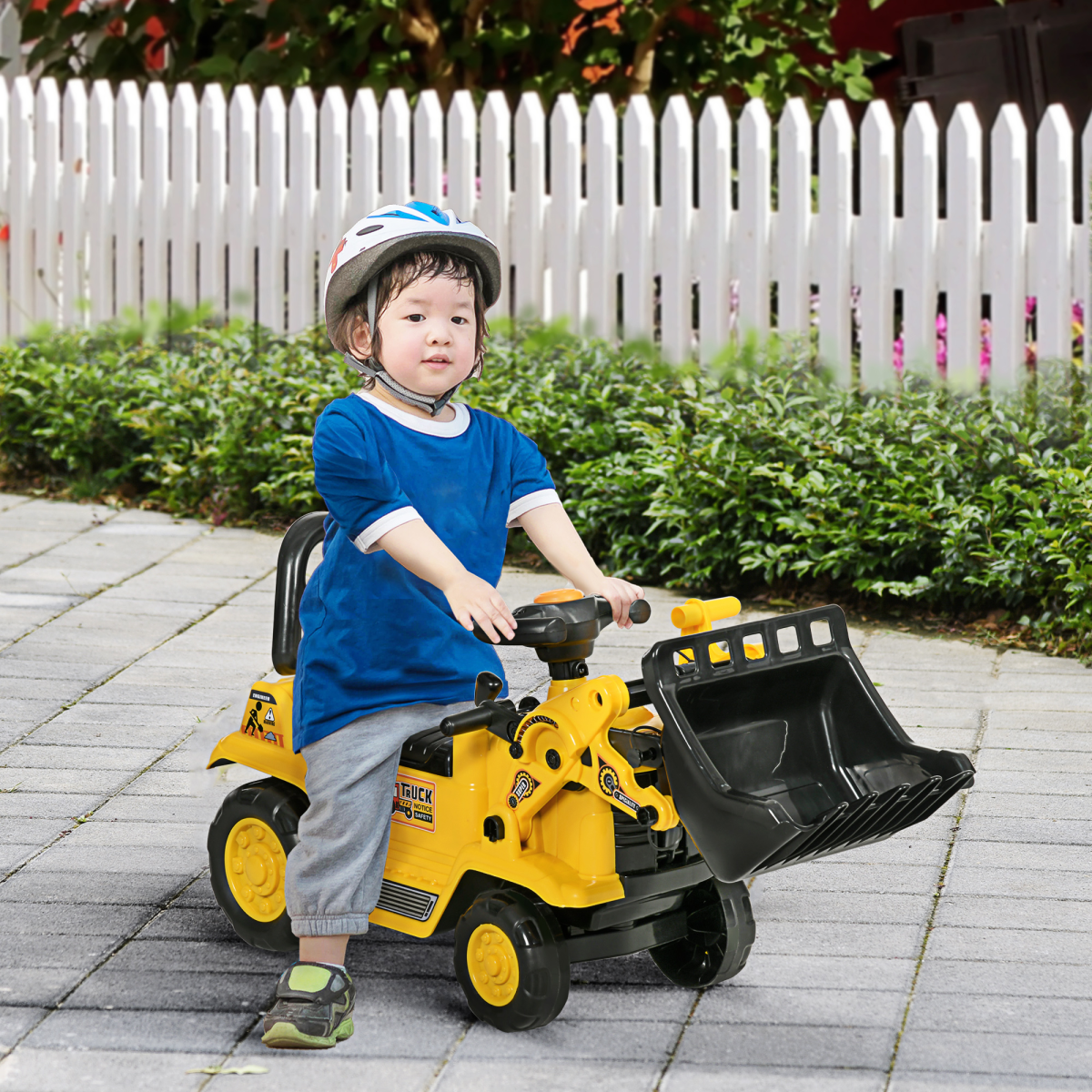 cortex-london-york-bulldozer-ride-on-toddler-scooter-storage-cart