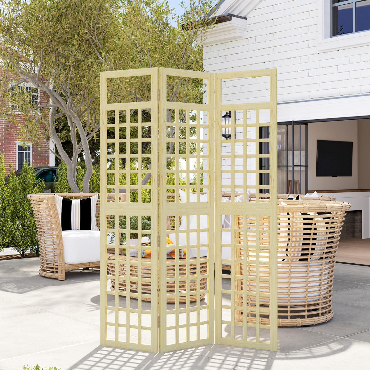 cortex-london-windsor-fir-wood-garden-privacy-screen-natural-wood-finish