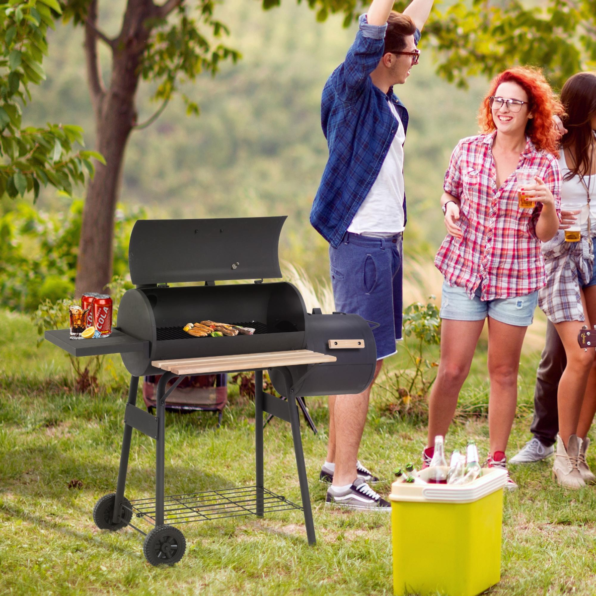 cortex-london-windsor-portable-charcoal-bbq-smoker-grill-cold-rolled-steel