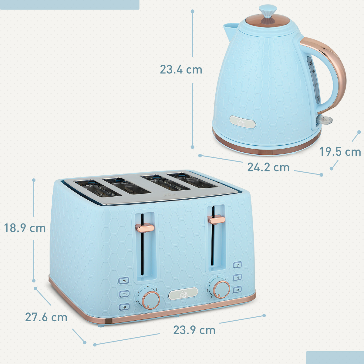 cortex-london-windsor-light-blue-honeycomb-kettle-four-slice-toaster-set