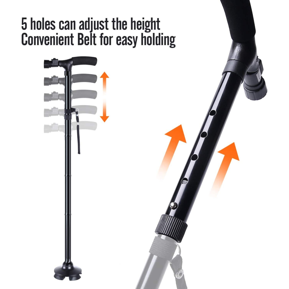 cortex-london-windsor-led-folding-walking-cane-black-aluminium-alloy