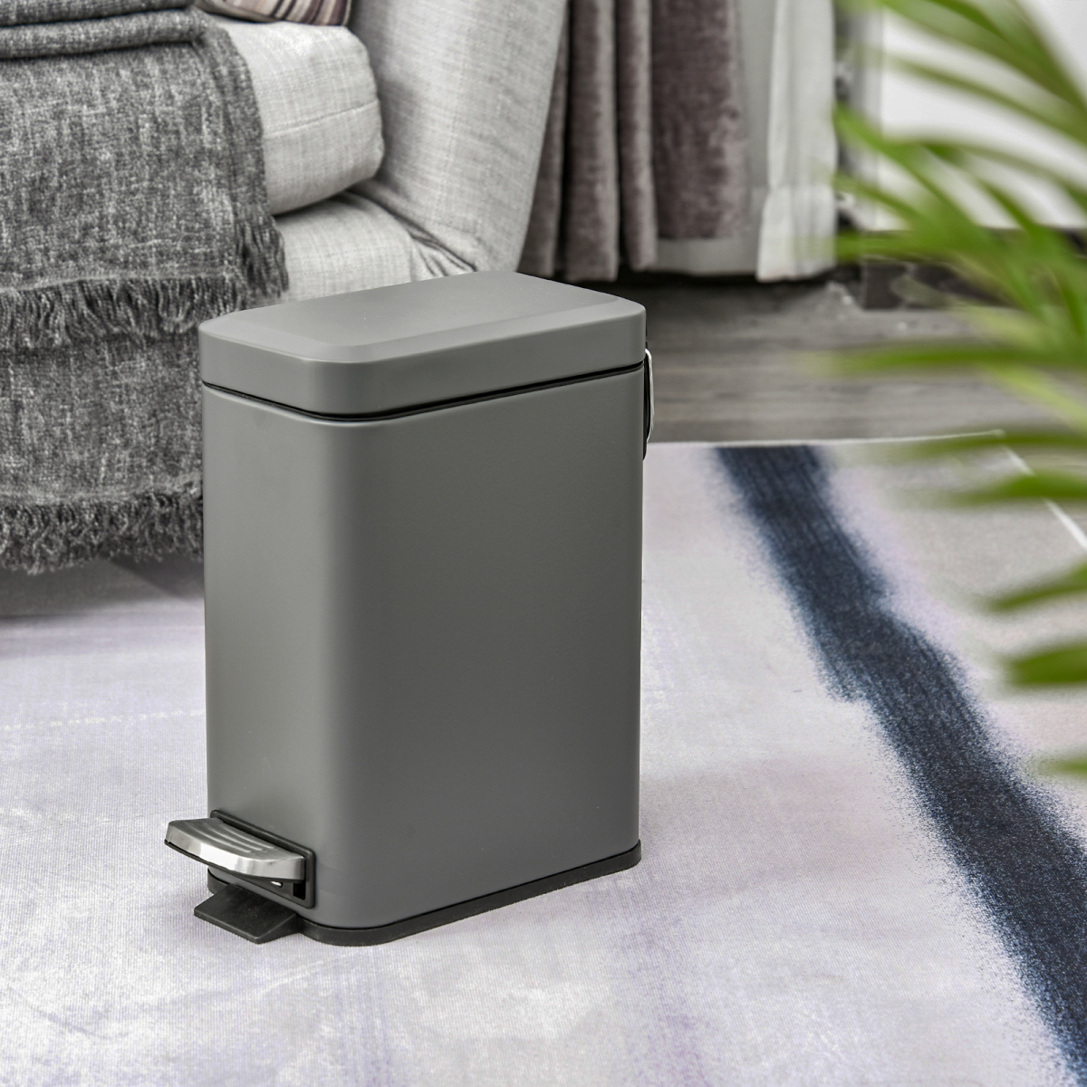 cortex-london-york-5l-steel-step-trash-can-quiet-close-lid-grey