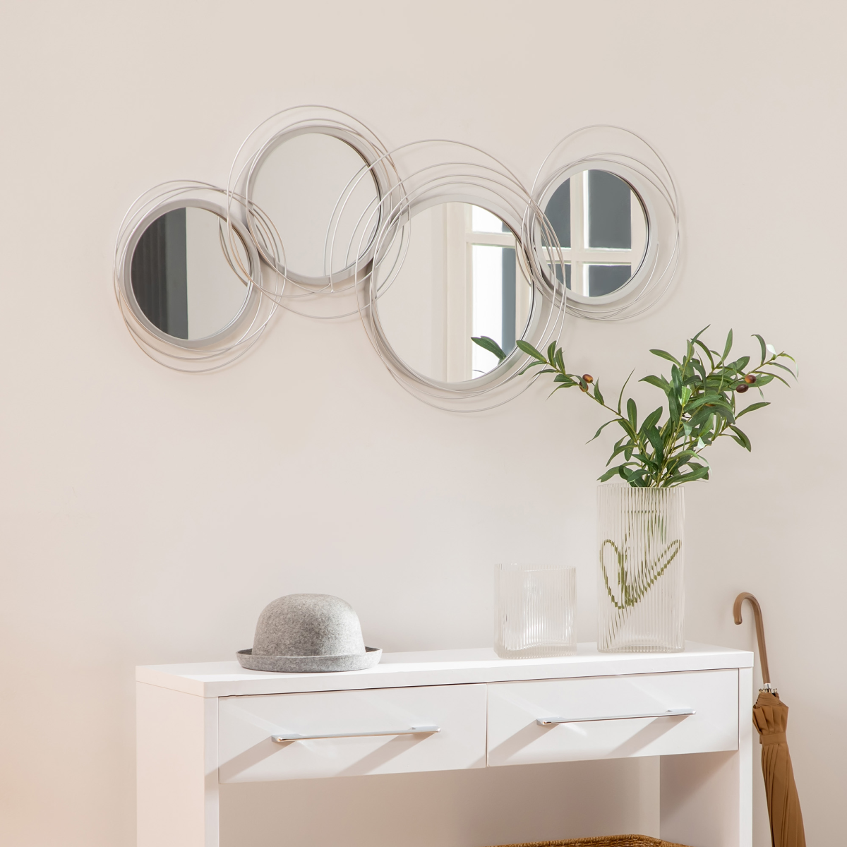 cortex-london-york-four-part-metal-wall-mirror-decor-homcom-silver-gold-tone