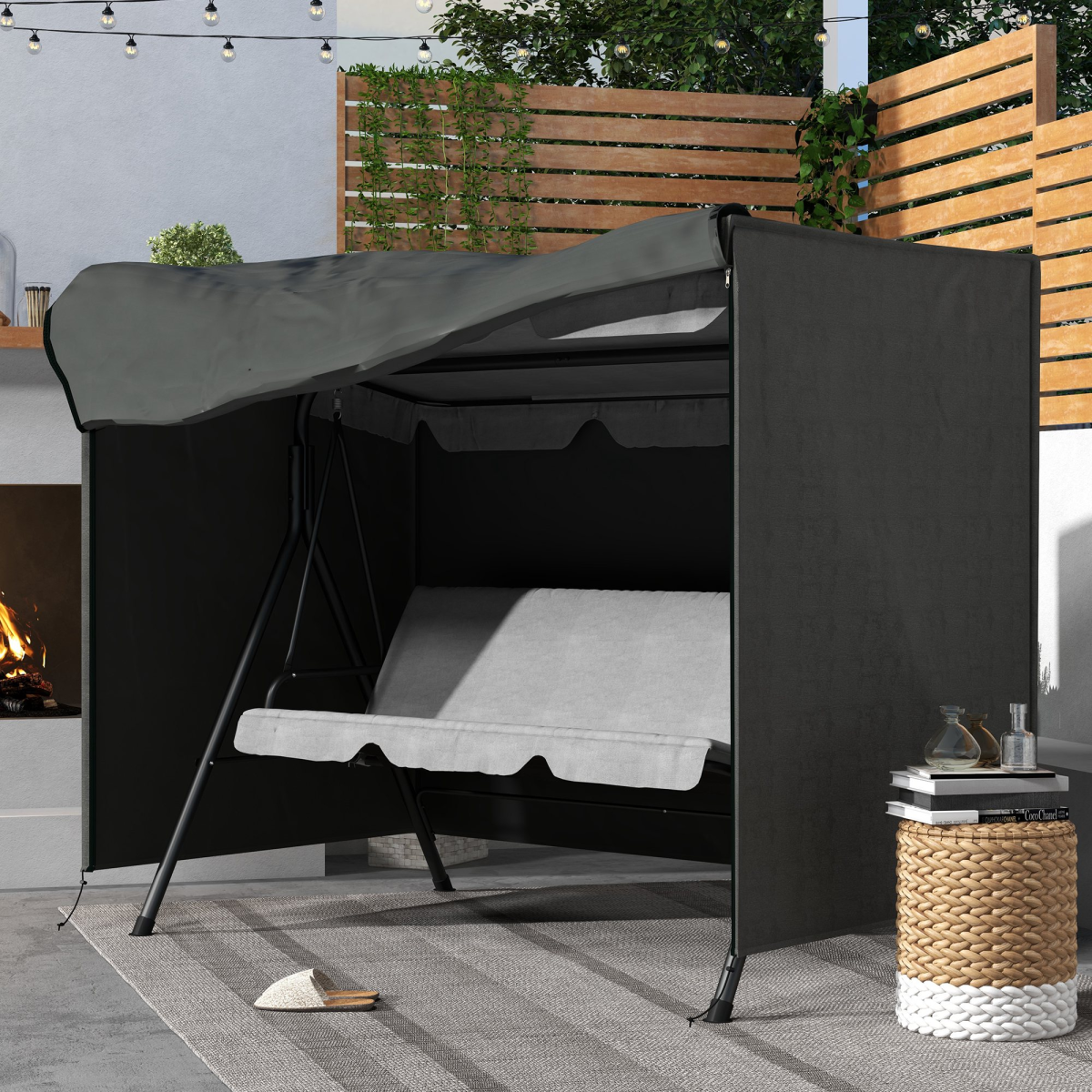 cortex-london-windsor-large-outdoor-swing-chair-cover-164cm-dark-grey
