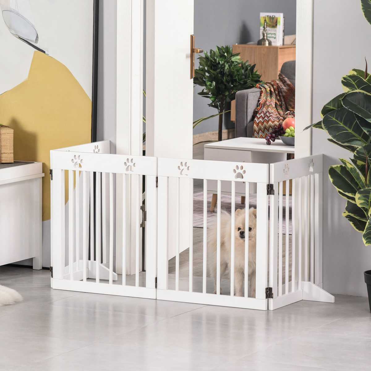 cortex-london-york-folding-wooden-pet-gate-four-panel