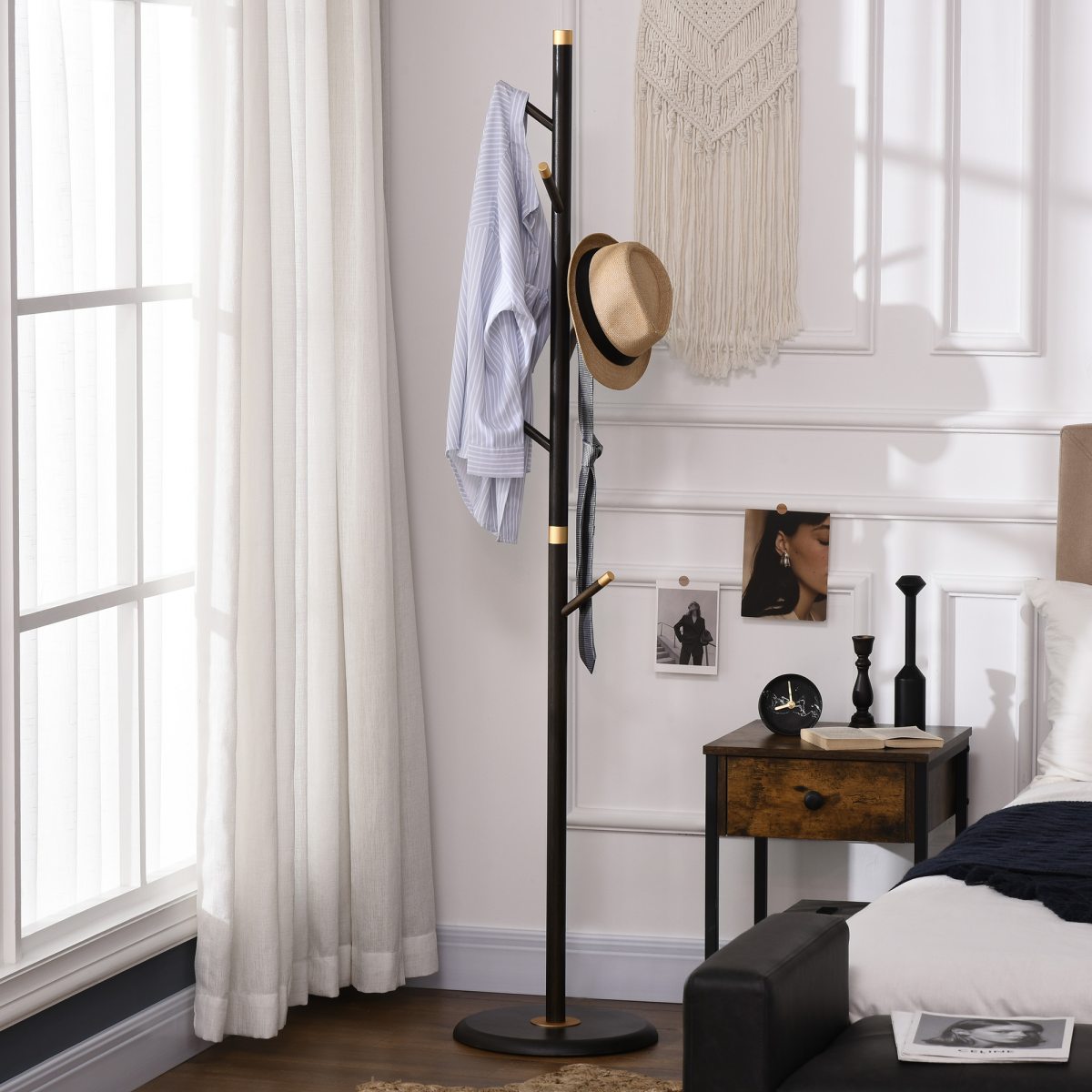 cortex-london-windsor-bamboo-industrial-coat-rack-six-hooks-gold-tone