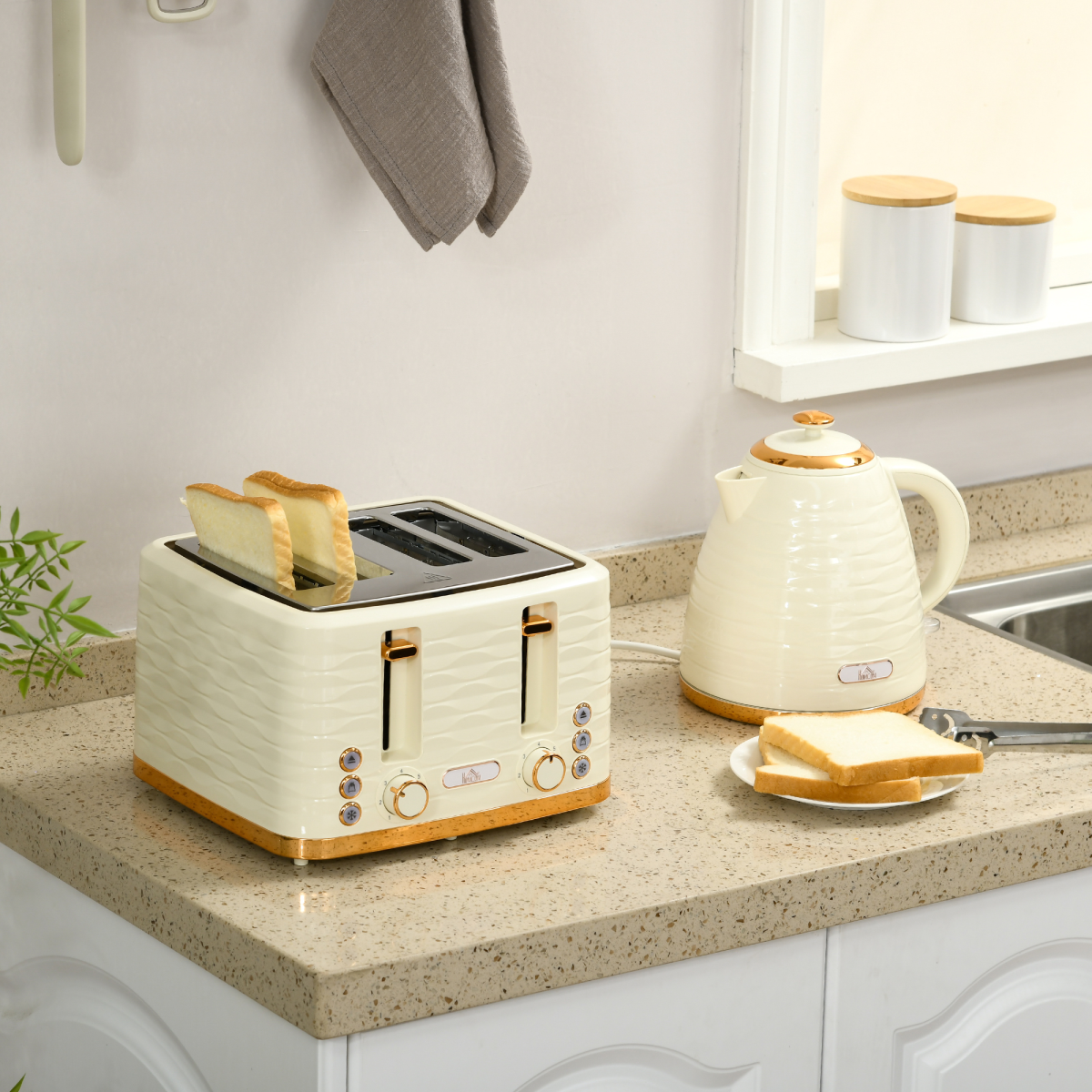 cortex-london-kensington-beige-rapid-boil-kettle-four-slice-toaster-set