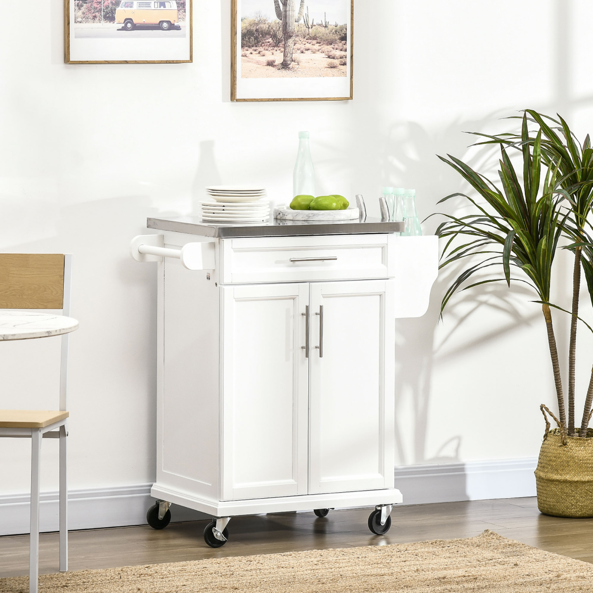 cortex-london-windsor-kitchen-storage-trolley-drawer-towel-rail-white