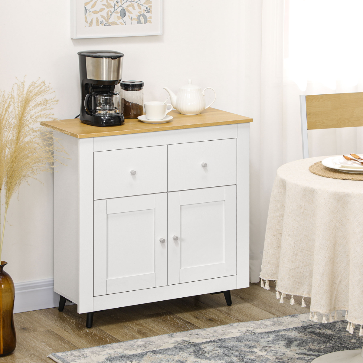 cortex-london-windsor-sideboard-storage-cabinet-with-drawers-white-wood-effect-top