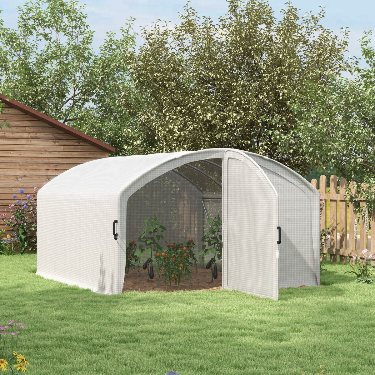 cortex-london-windsor-4-x-3-x-2m-polytunnel-greenhouse-uv-resistant-pe-cover-white