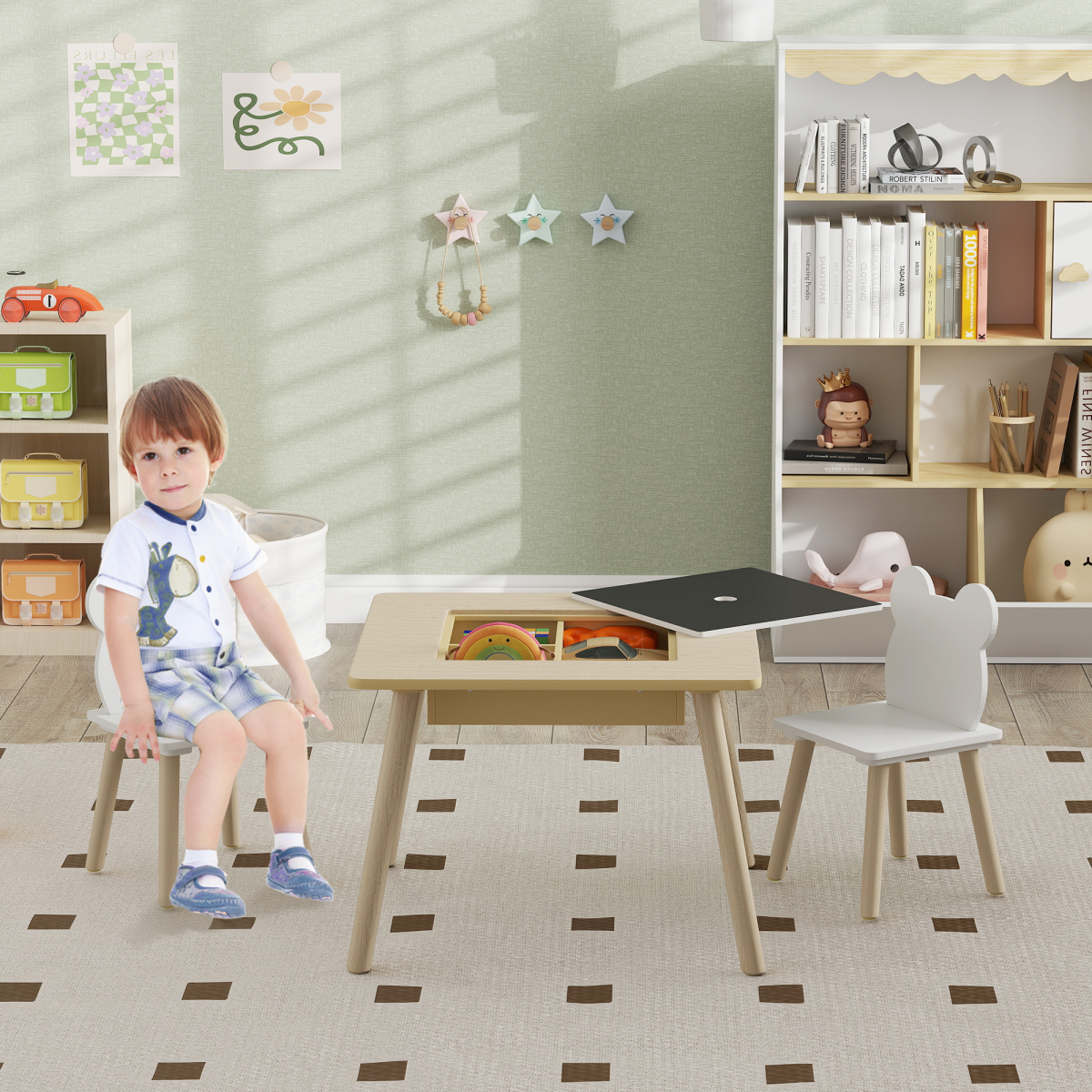 cortex-london-windsor-bear-toddler-table-and-chairs-set-natural-wood-finish-white
