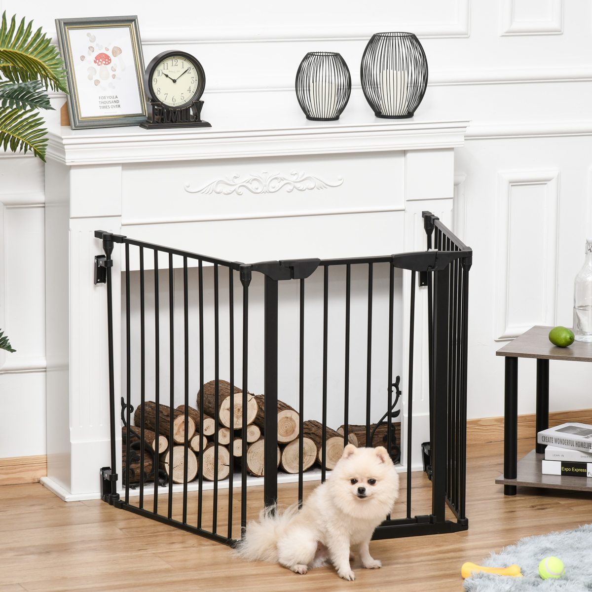 cortex-london-windsor-3-panel-black-dog-gate-playpen-walk-through-door