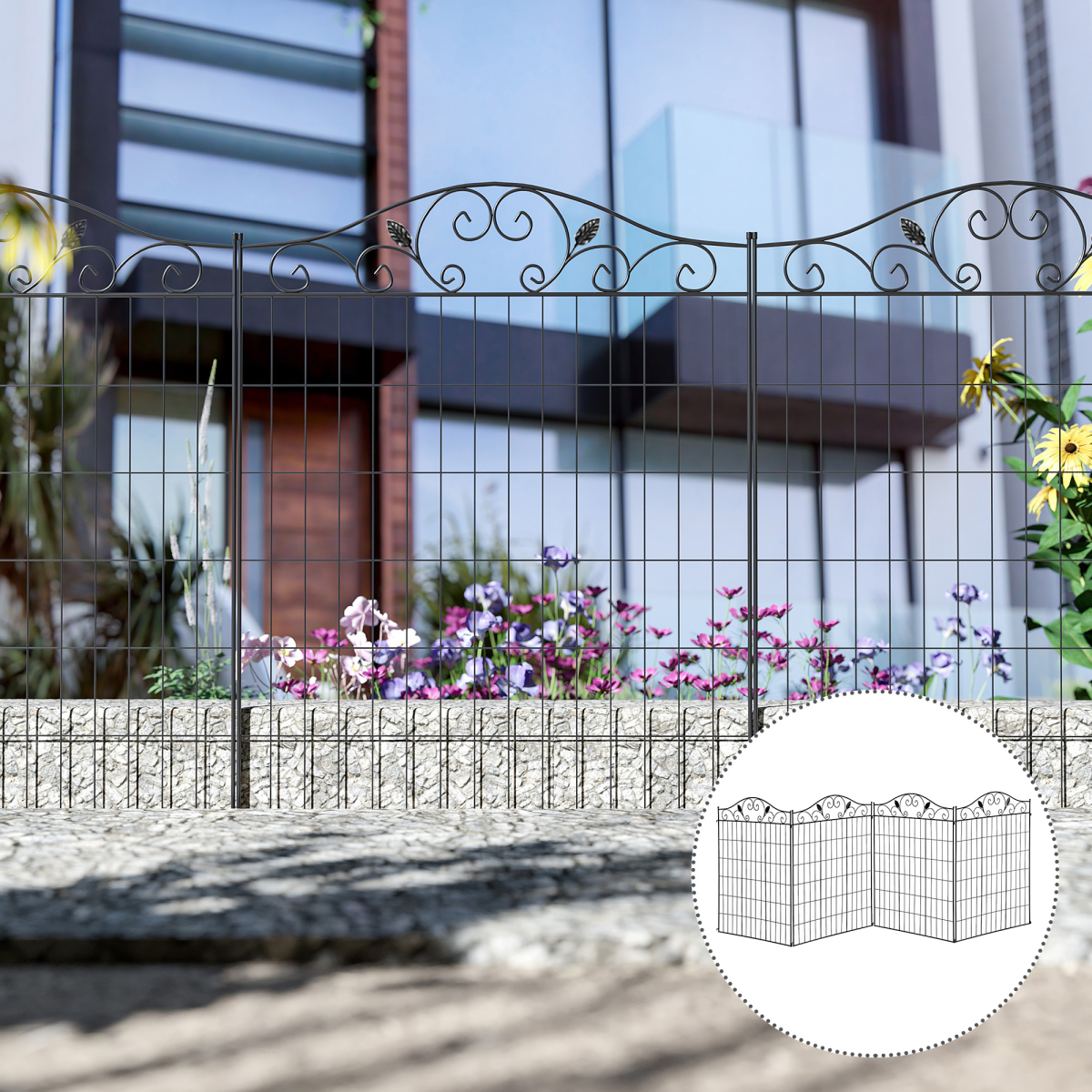 cortex-london-windsor-vine-garden-fence-panels-steel-wire-border-edging