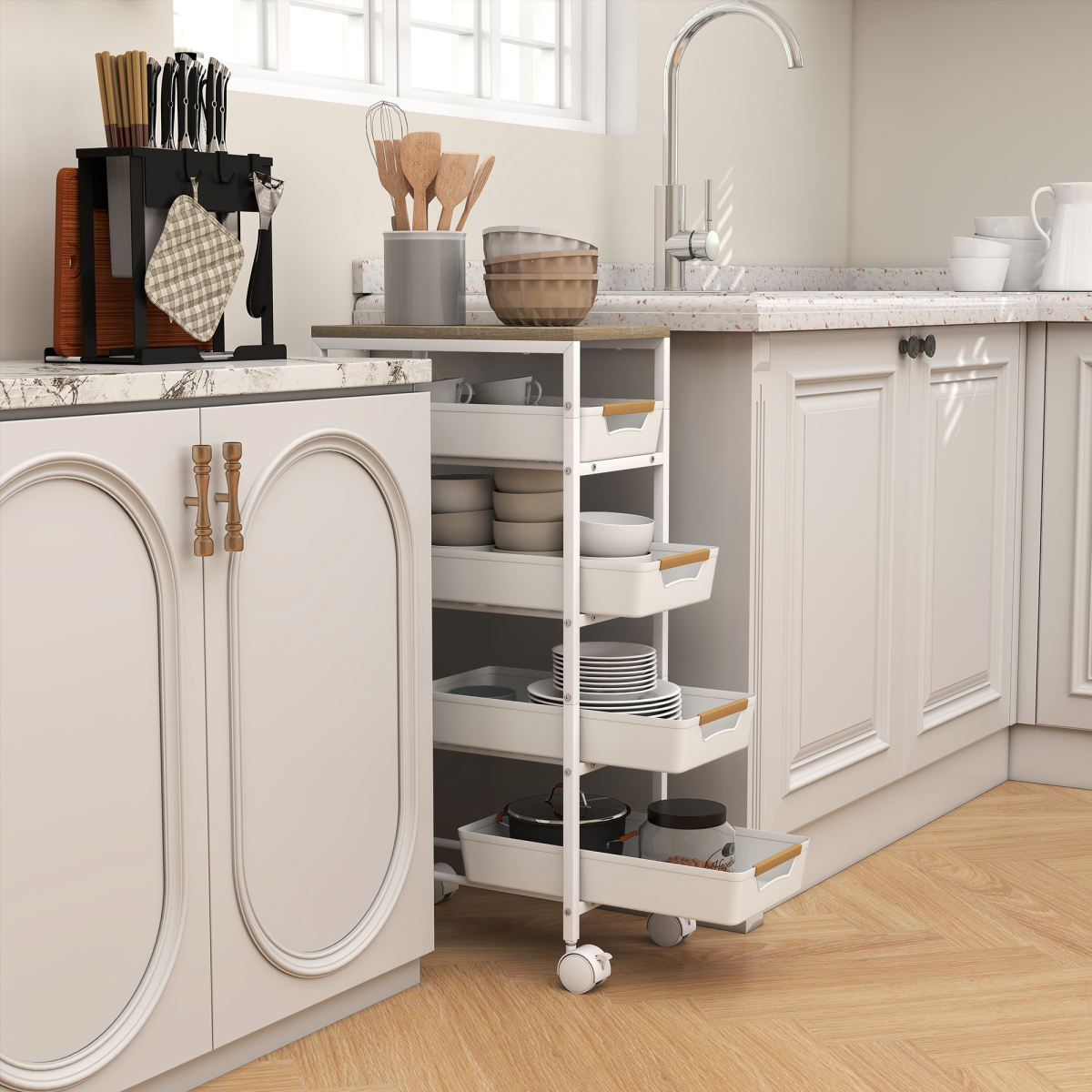 cortex-london-york-slim-storage-trolley-four-drawers-white-oak