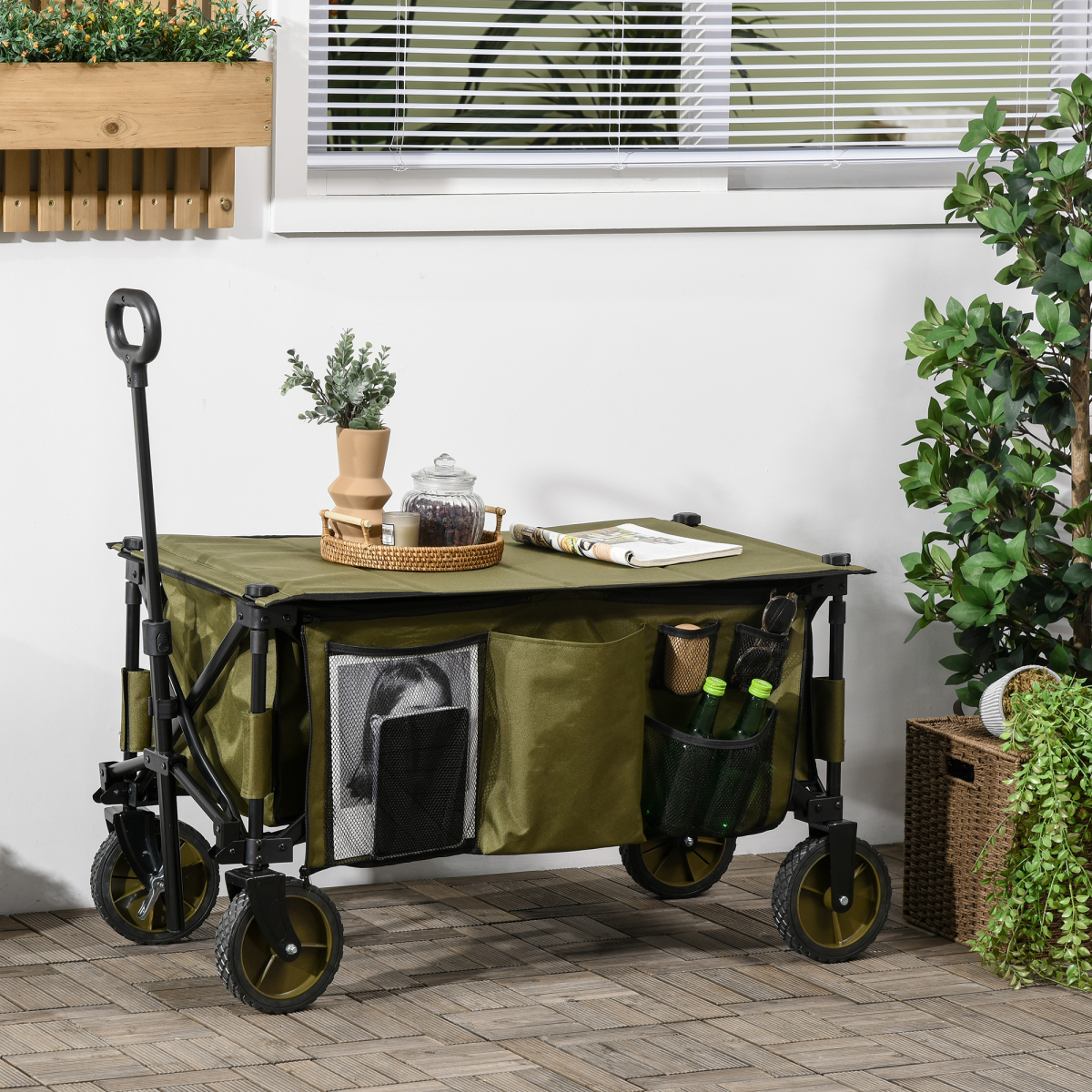 cortex-london-windsor-folding-garden-camping-trolley-steel-folding-board