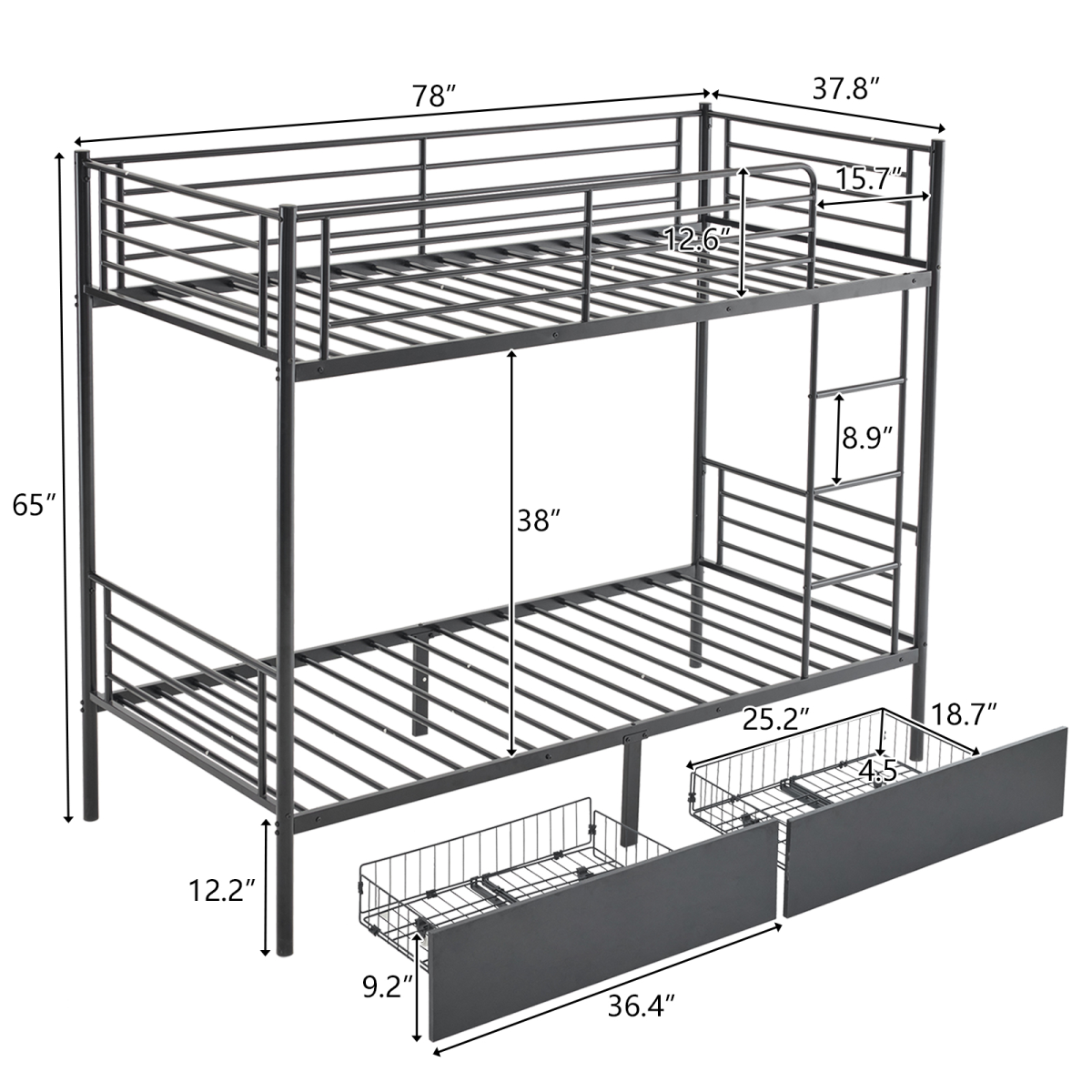 cortex-london-windsor-black-metal-twin-over-twin-bunk-bed-two-storage-drawers