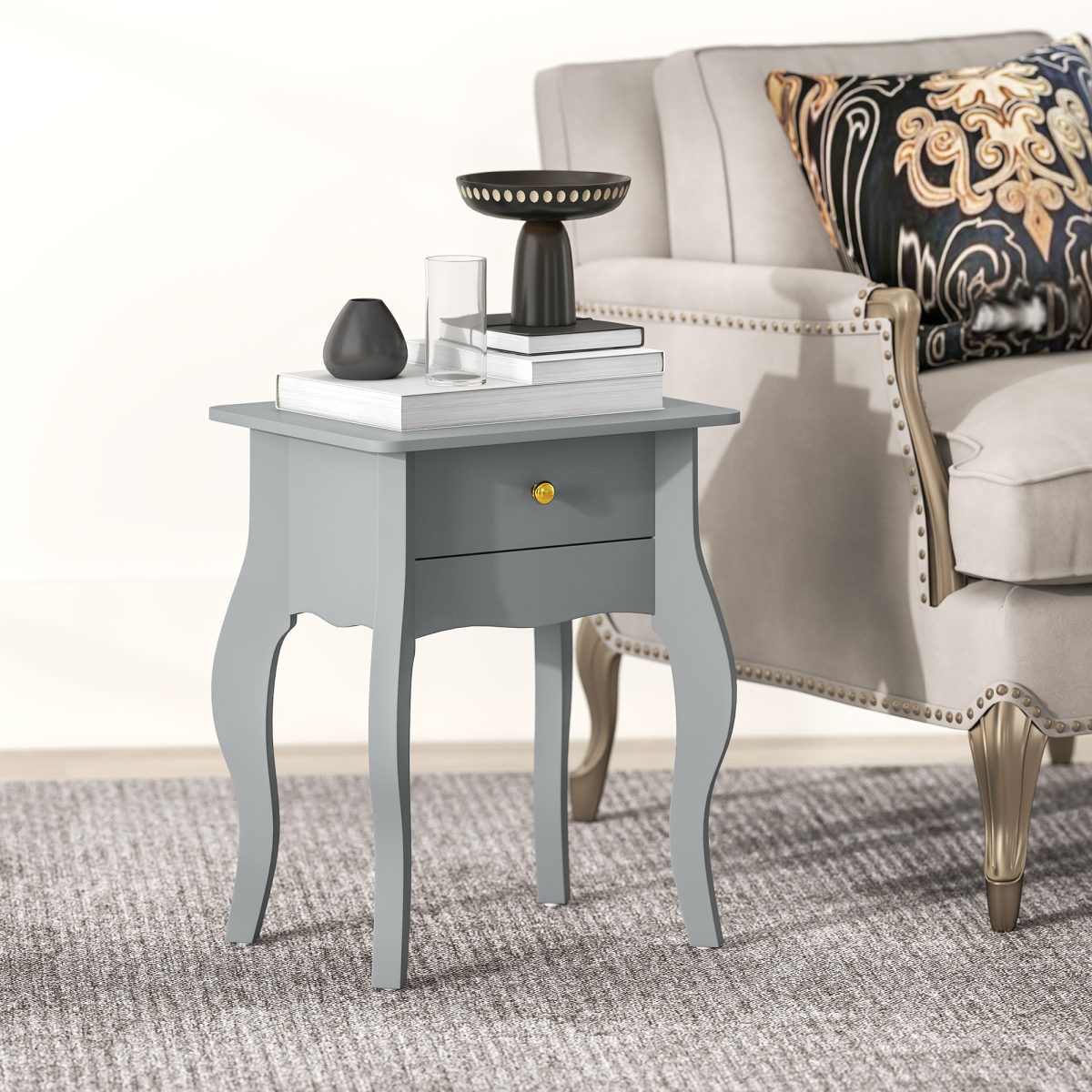 cortex-london-windsor-french-style-grey-end-table-with-drawer