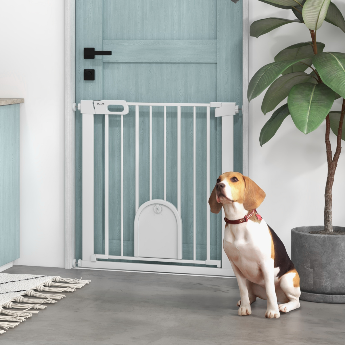 cortex-london-windsor-pressure-fit-pet-safety-gate-small-door-white