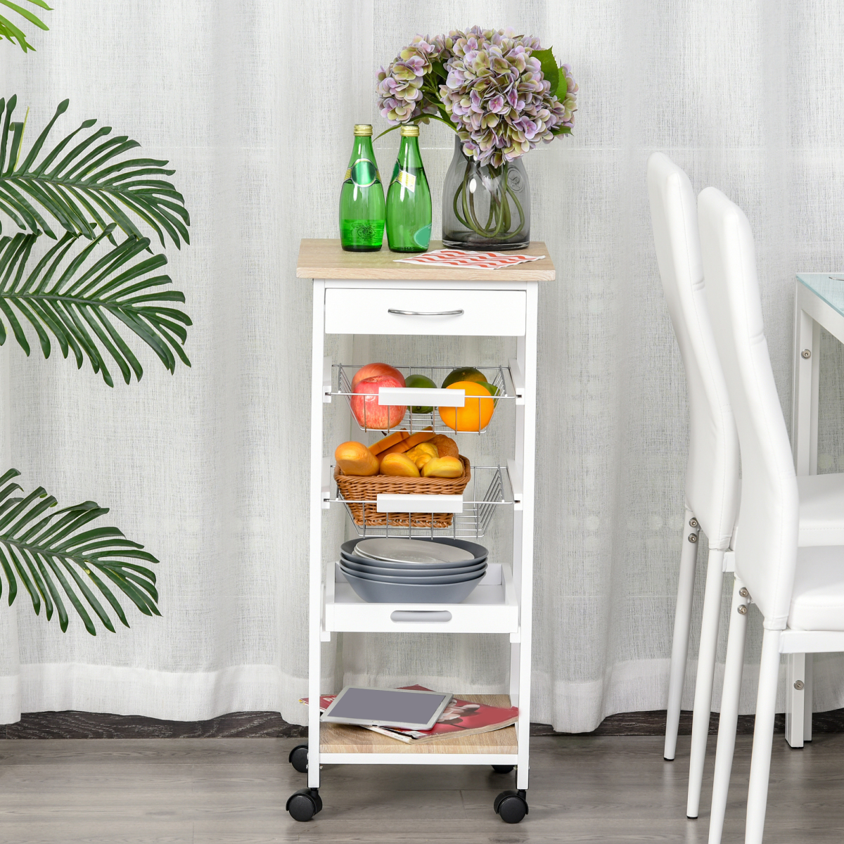 cortex-london-york-five-tier-mdf-wood-kitchen-storage-trolley-white