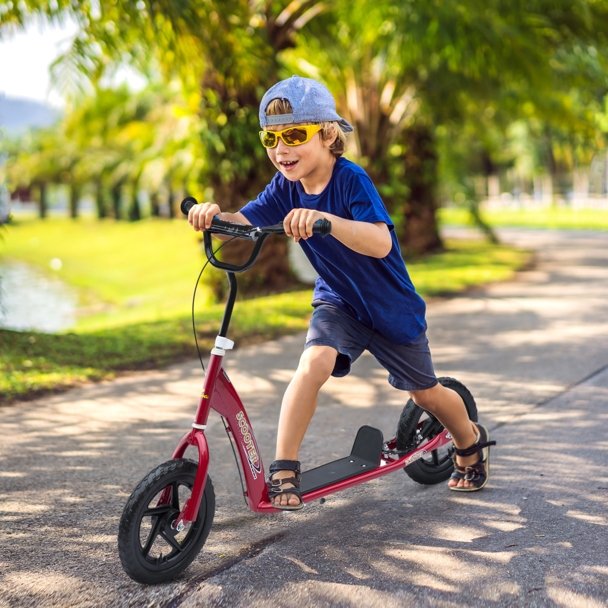 cortex-london-windsor-red-kids-stunt-scooter-12-eva-tyres