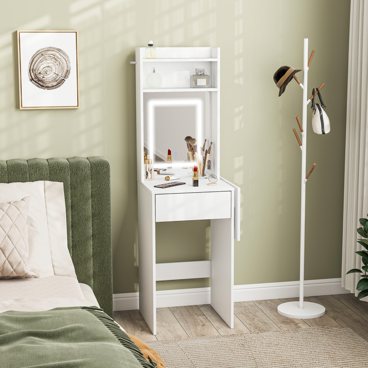 cortex-london-windsor-white-led-dressing-table-mirror-shelves-drawer