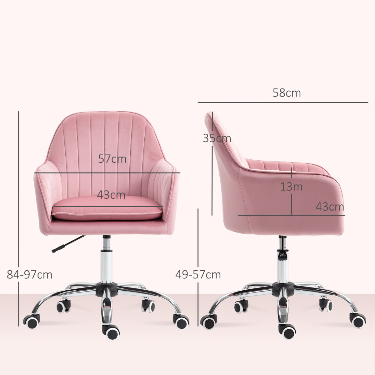 cortex-london-bath-dark-pink-velvet-feel-office-chair