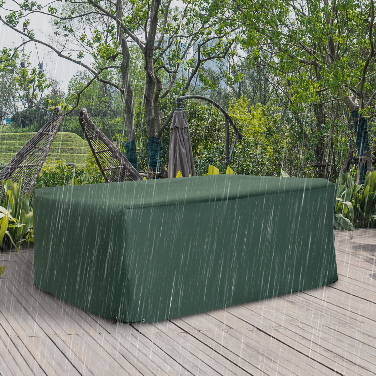 cortex-london-bristol-green-garden-furniture-cover-222lx155wx67h-cm