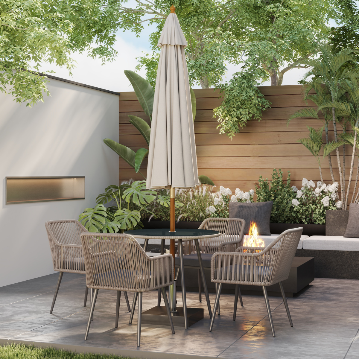 cortex-london-windsor-rattan-four-seater-garden-dining-set-light-brown