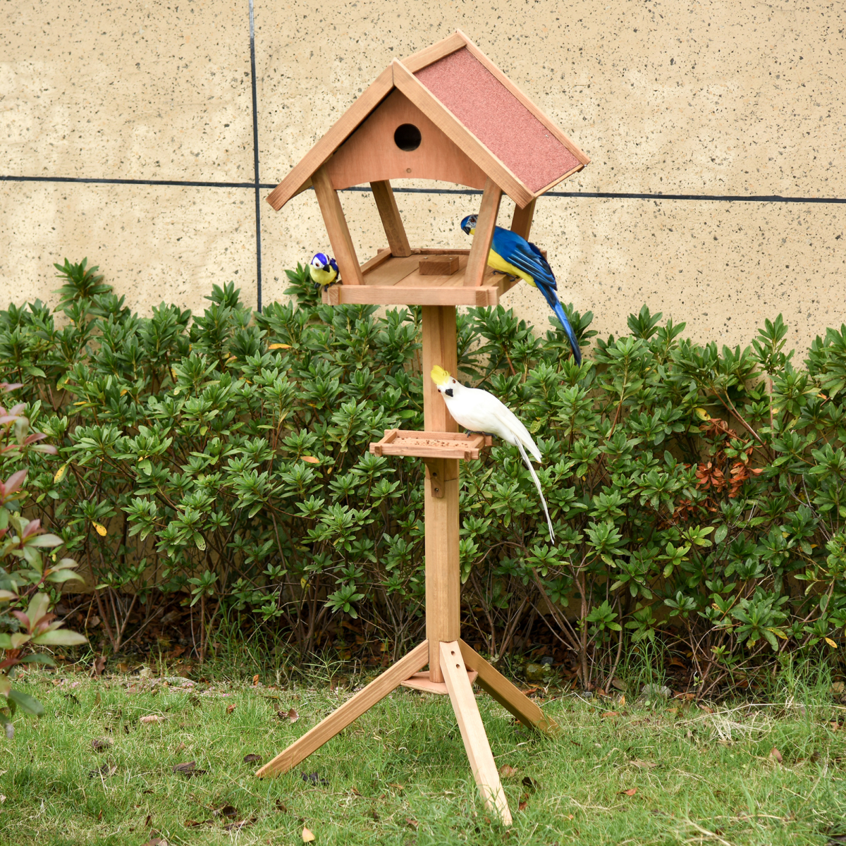cortex-london-windsor-wooden-bird-feeder-stand-garden-weather-resistant