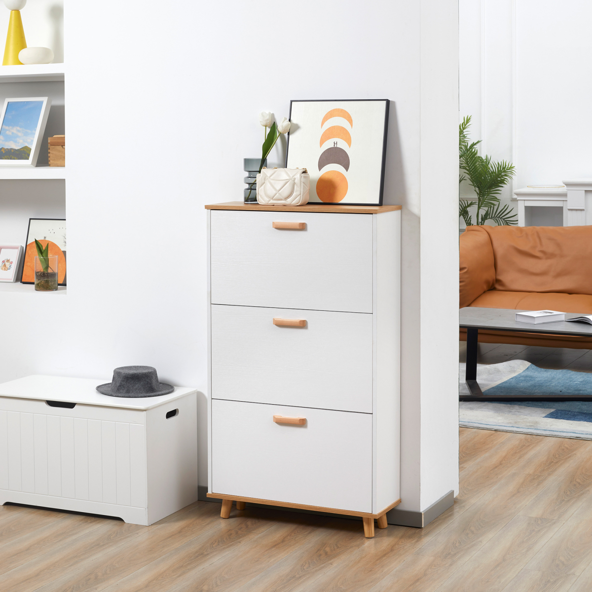 cortex-london-york-slim-shoe-storage-cabinet-three-flip-drawers