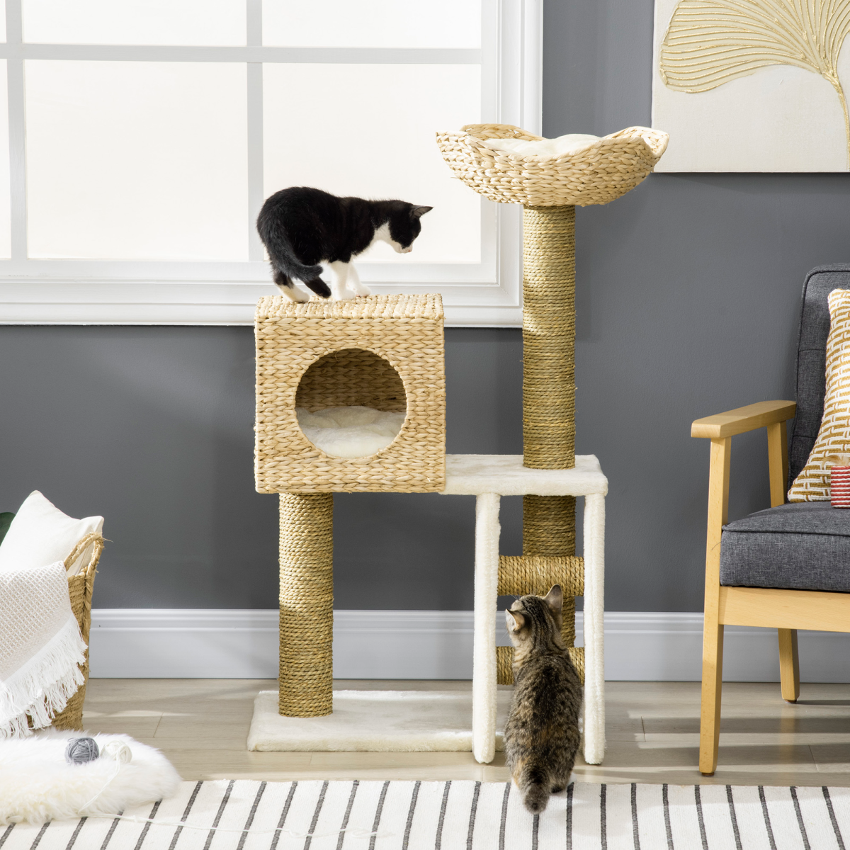 cortex-london-york-cattail-weave-cat-tree-kitten-tower-pawhut