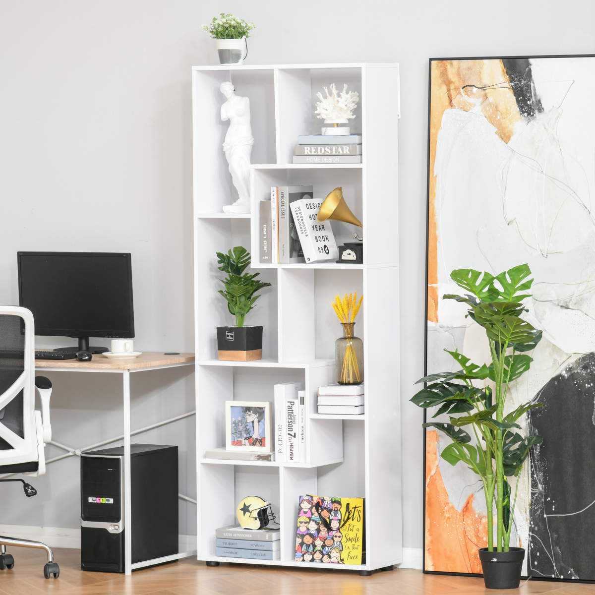 cortex-london-windsor-eight-grid-white-bookshelf-decorative-shelf