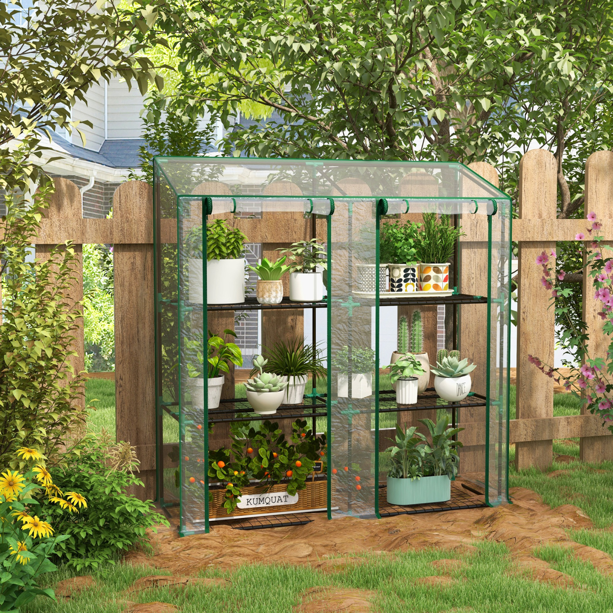 cortex-london-outsuny-mini-green-house-three-tier-shelves-clear