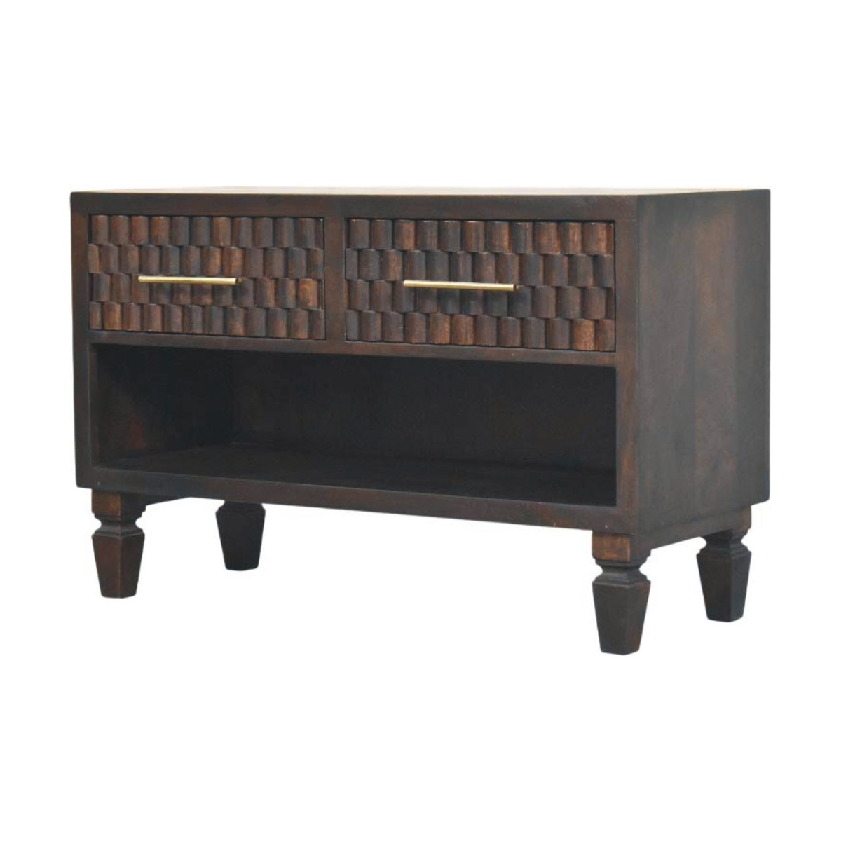 cortex-london-windsor-cadiz-carved-mango-wood-shoe-storage-bench-dark-brown