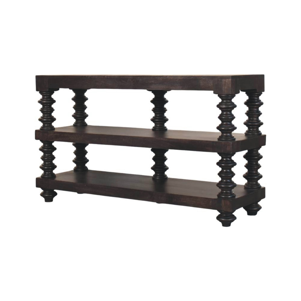 cortex-london-york-solid-mango-wood-spindle-shelf-console-carbon-ash-dark-brown