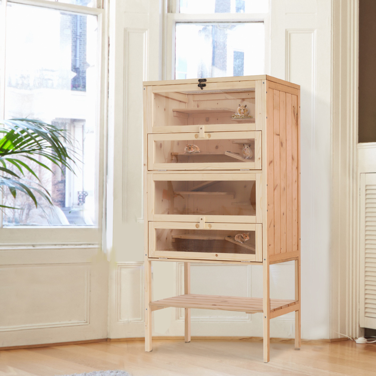 cortex-london-windsor-wooden-hamster-cage-four-tiers