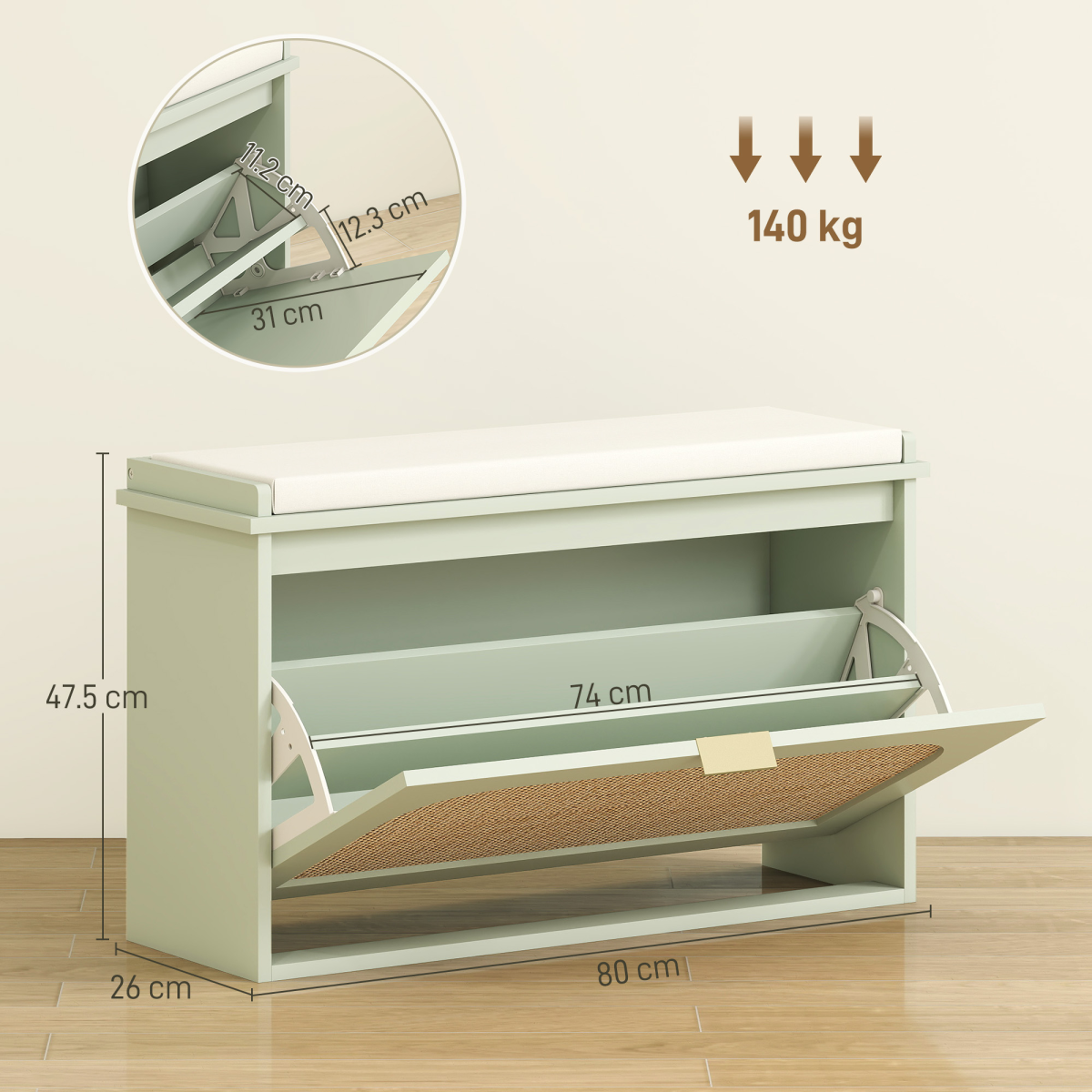 cortex-london-kensington-rattan-shoe-storage-bench-light-green-beige