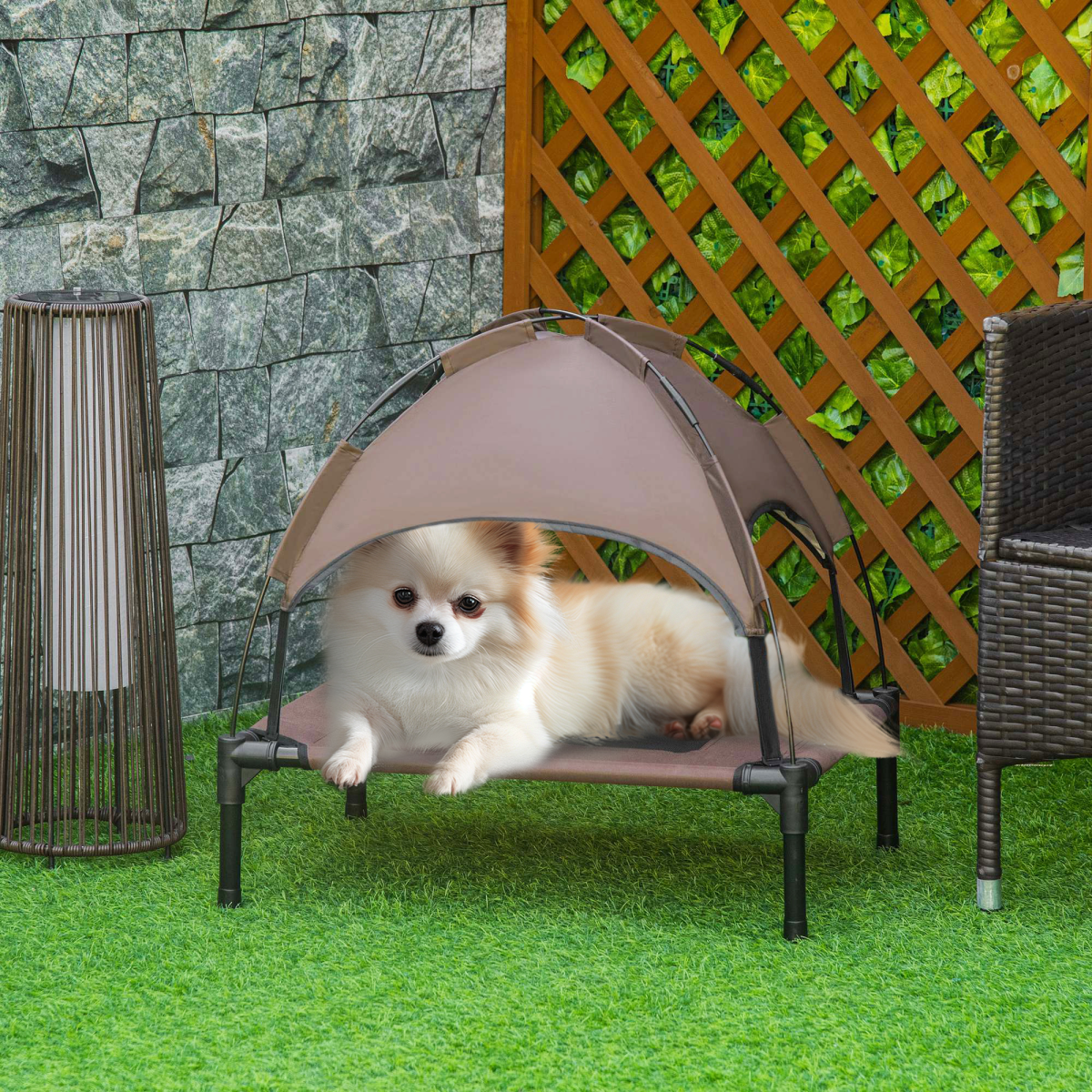 cortex-london-windsor-elevated-dog-bed-canopy-outdoor-brown
