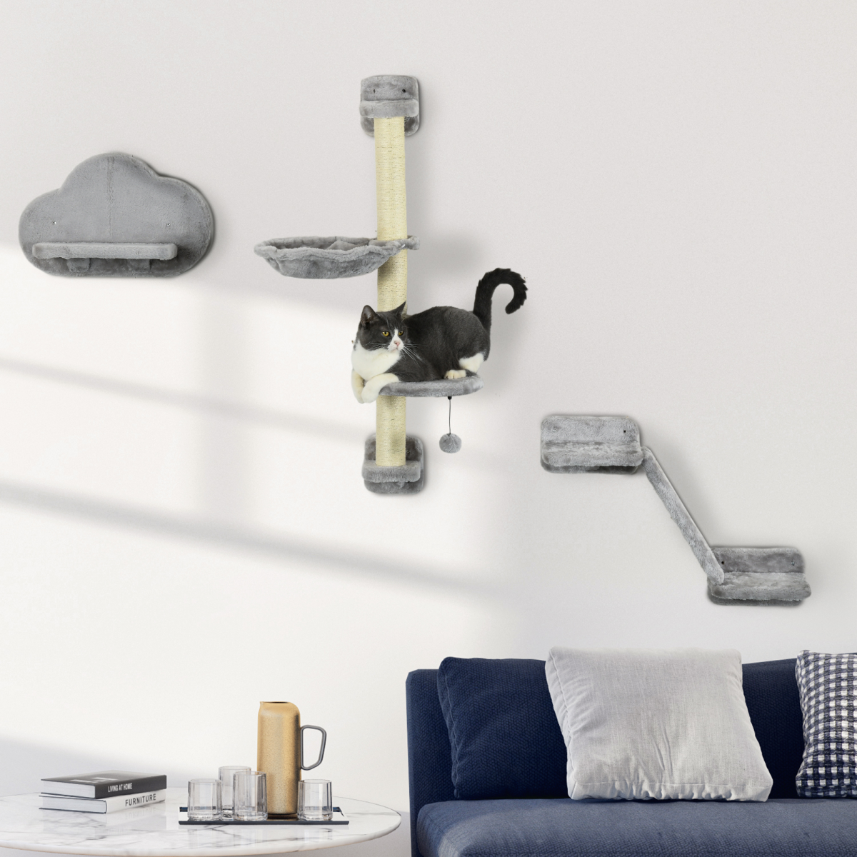 cortex-london-windsor-grey-cat-wall-furniture-hammock-ladder-scratching-post