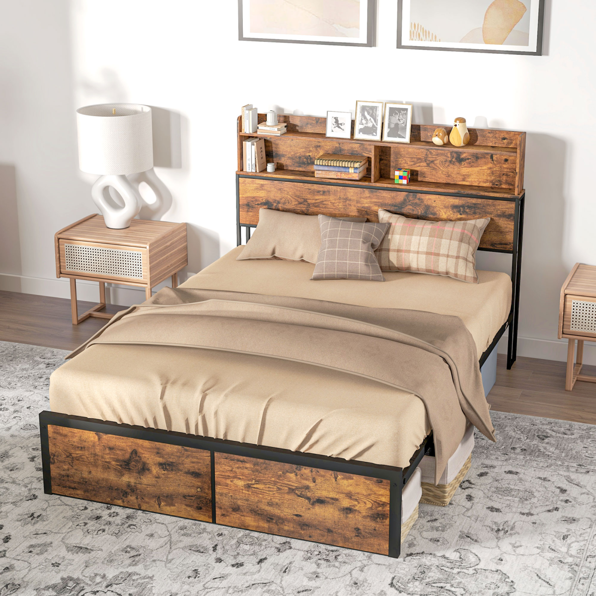 cortex-london-windsor-double-bed-frame-storage-headboard