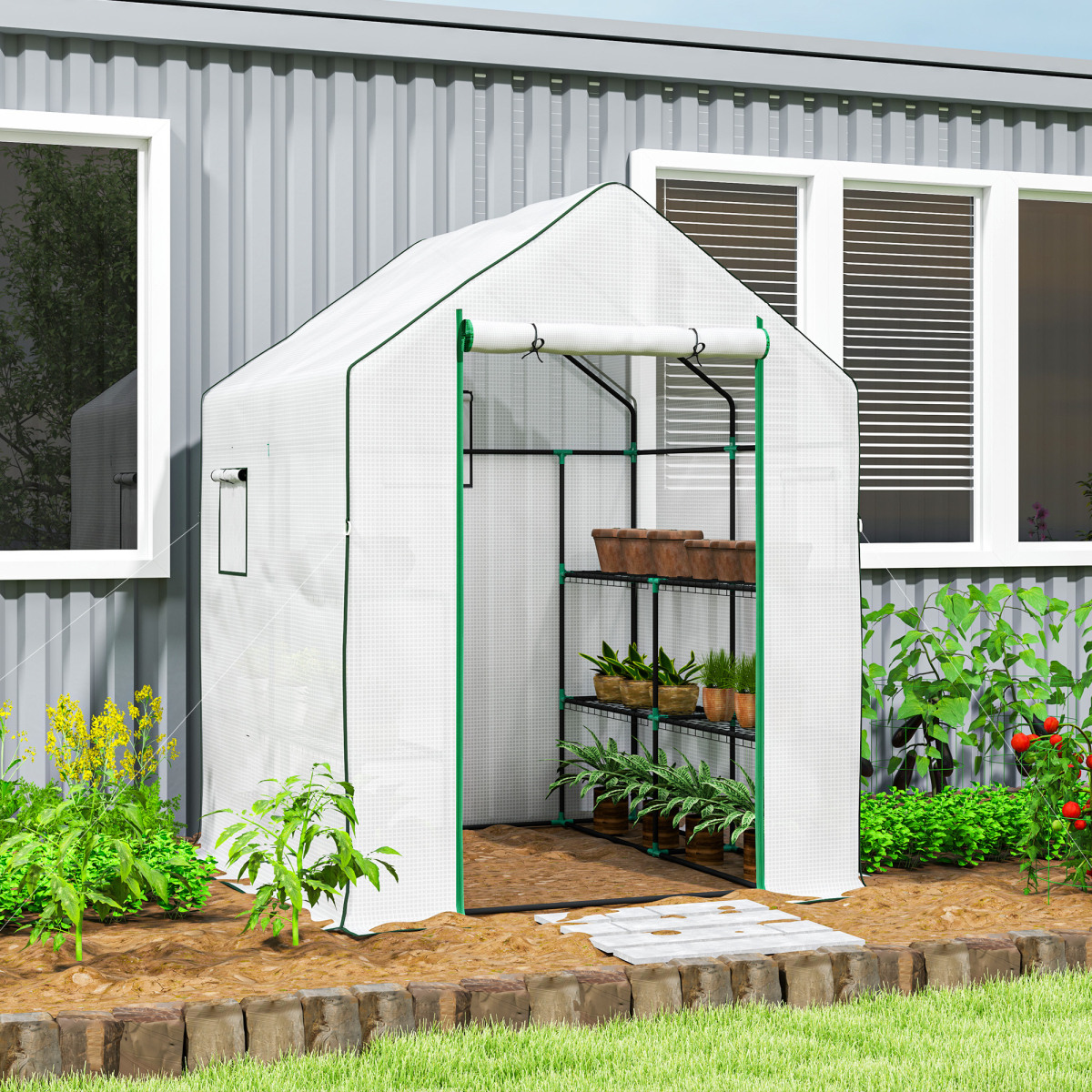 cortex-london-kensington-walk-in-greenhouse-eight-shelves-white