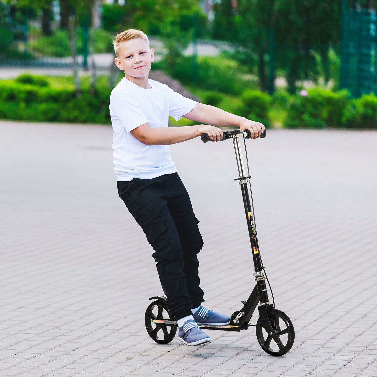 cortex-london-windsor-kids-foldable-scooter-adjustable-height-big-wheels