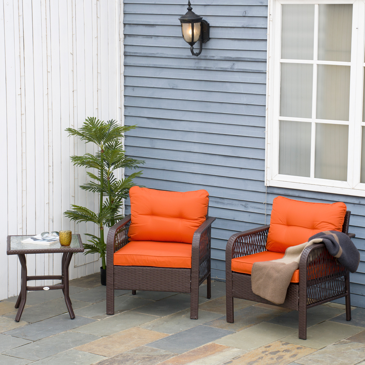 cortex-london-windsor-orange-rattan-patio-bistro-set-tempered-glass-table