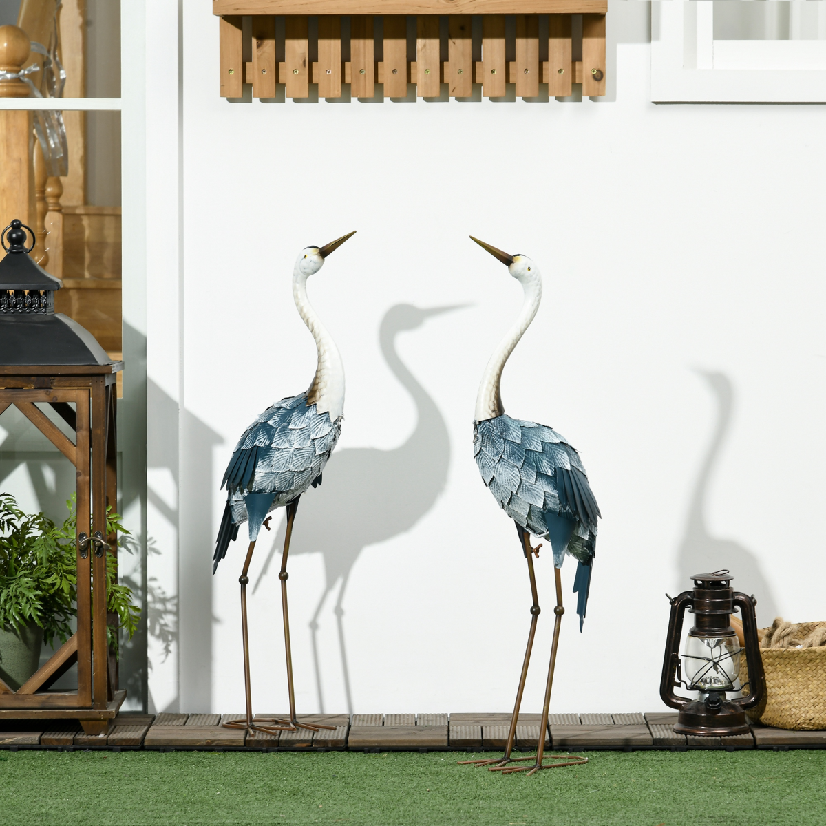 cortex-london-windsor-steel-crane-garden-statue-set-blue-white-grey