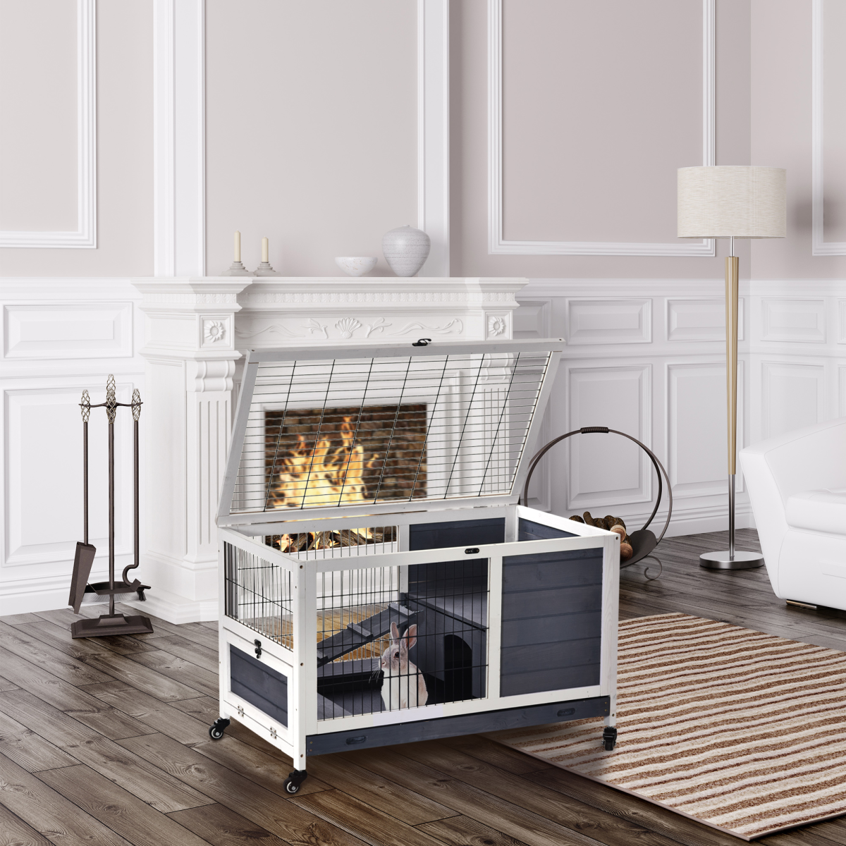 cortex-london-windsor-fir-wood-indoor-rabbit-hutch-wheels