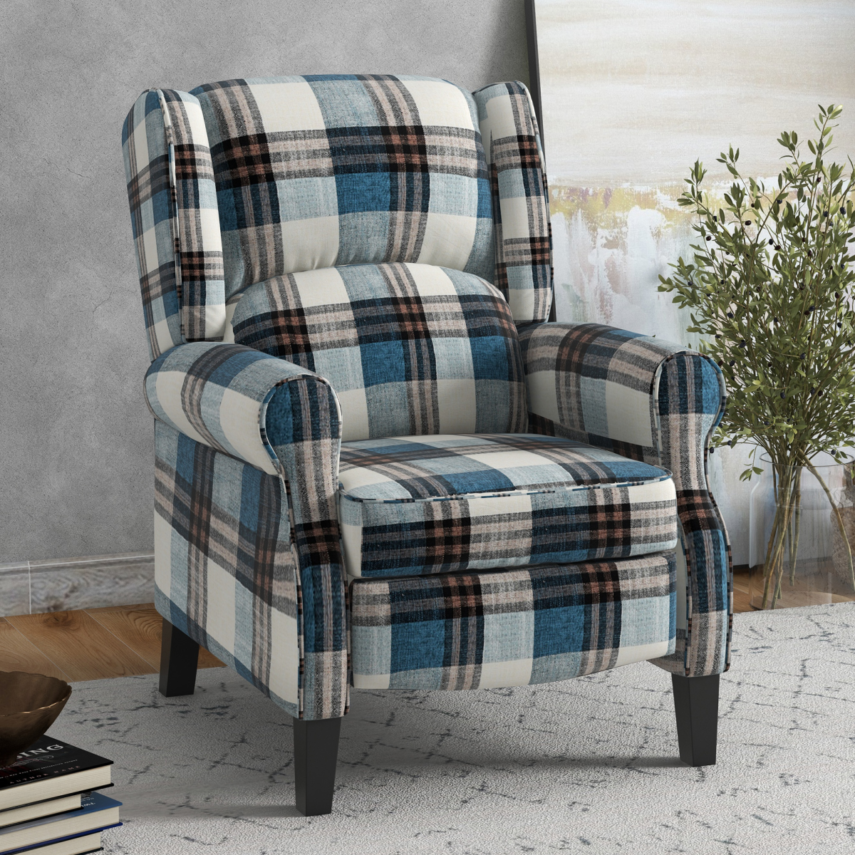 cortex-london-york-blue-wingback-recliner-chair-with-padded-armrests