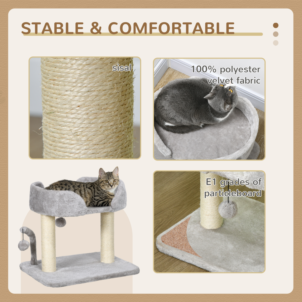 cortex-london-york-cat-tree-light-grey-cream-white-sisal-scratching-posts