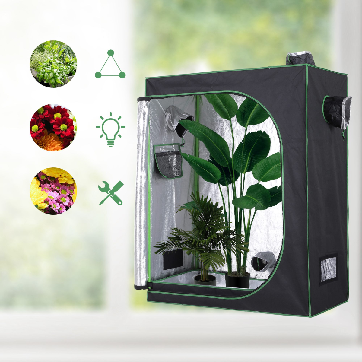 cortex-london-windsor-hydroponic-grow-tent-120l-60w-150hcm-silver